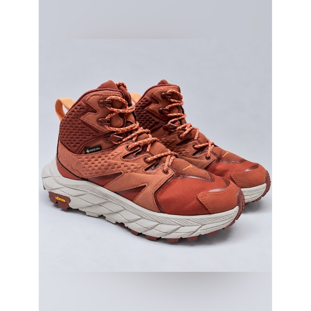 Hoka Anacapa Mid GTX Gore-Tex Vibram Hiking Trail Boots 6.5 Utility Gorpcore